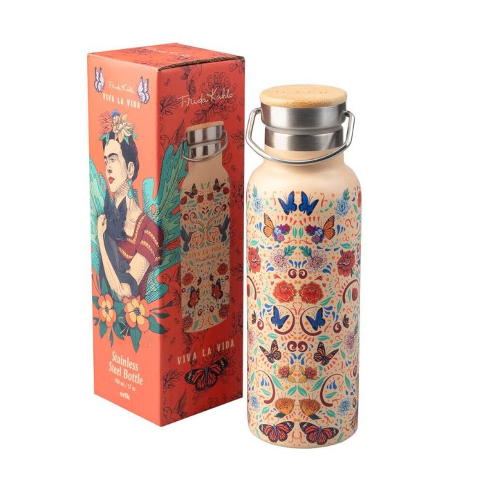 Botella acero inoxidable Viva la Vida Frida Kahlo 500ml 1