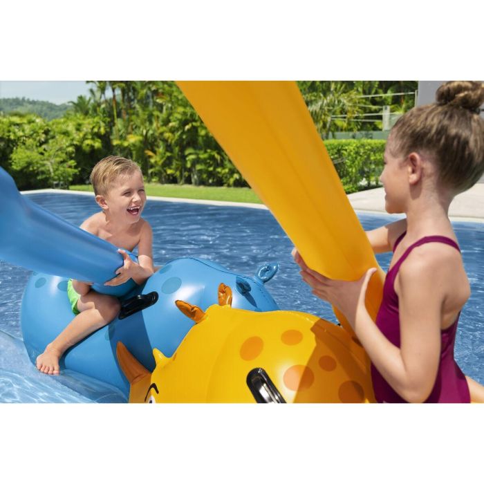 Bestway Juego Flotante Lucha de Rinocerontes 153x77 cm +3 Años Piscina 41522 8