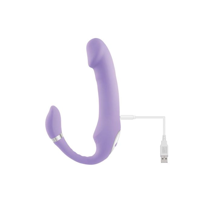 Consolador de Doble Penetración Gender X Orgasmic Orchid Morado 2