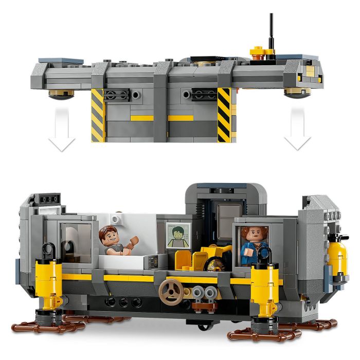 LEGO 75574 Avatar Montañas Flotantes: Sector 26 y Samson de la RDA, Juego de Construcción, 887 Piezas, a Partir de 9 Años