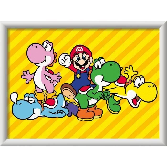 CreArt Kids - Kit de pintura por números de Super Mario (18 x 24 cm), 25529, Ravensburger 1 CreArt Kids - Kit de pintura por números de Super Mario (18 x 24 cm), 25529, Ravensburger 1