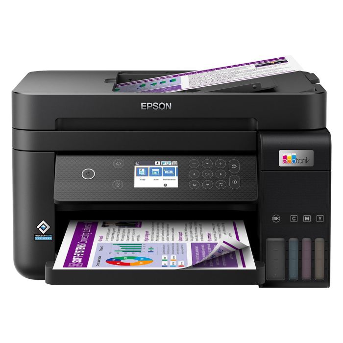 Epson ET-3850 Impresora Multifunción EcoTank 3 en 1, A4, Wi-Fi, ADF, Duplex, Inyección de Tinta, Color, 4800 x 1200 DPI 0 Epson ET-3850 Impresora Multifunción EcoTank 3 en 1, A4, Wi-Fi, ADF, Duplex, Inyección de Tinta, Color, 4800 x 1200 DPI 0