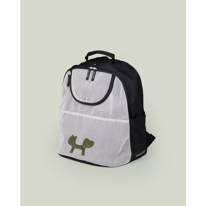 United Pets Mochila Transportín para Perros Urban Reverse Backpack Eco Cabina Avión, Máx. 7kg, Tejido Reciclado Negro/Verde 4 United Pets Mochila Transportín para Perros Urban Reverse Backpack Eco Cabina Avión, Máx. 7kg, Tejido Reciclado Negro/Verde 4