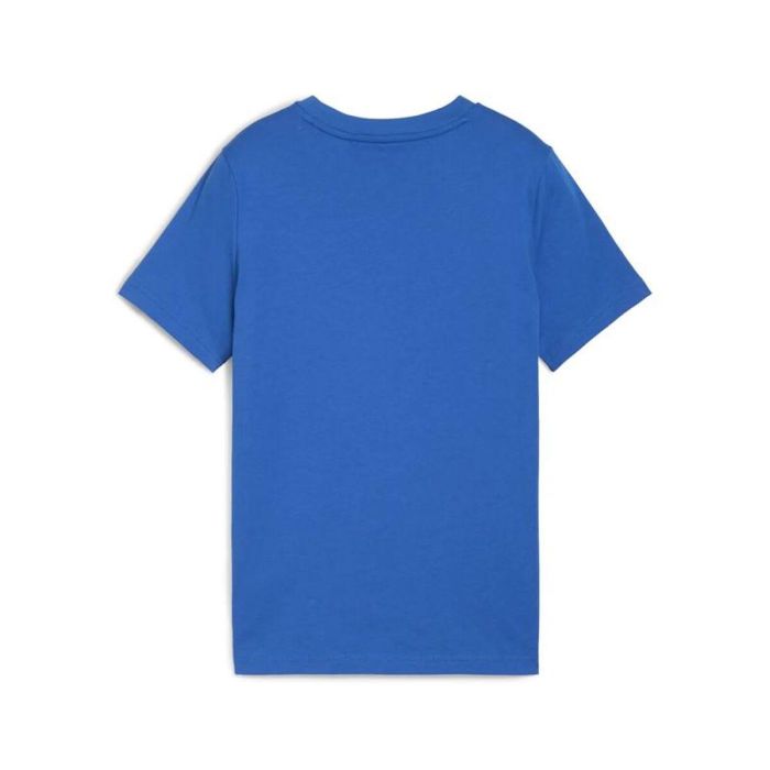 Camiseta de Manga Corta Infantil Puma Essentials Logo Lab B Azul S 1