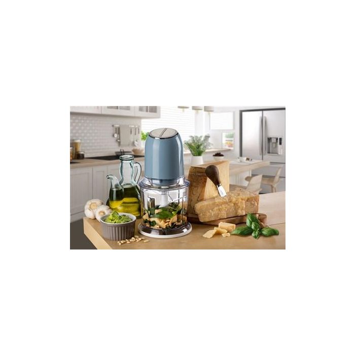 Ariete 438/05 Picadora Vintage Azul 400W 4 Cuchillas Acero Inoxidable 2 Velocidades 10