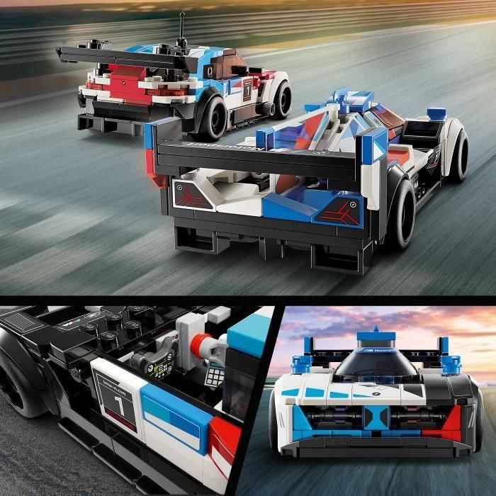 Juego de construccion coches de carreras bmw m4 gt3 y bmw m hybrid v8 lego speed champions 3 Juego de construccion coches de carreras bmw m4 gt3 y bmw m hybrid v8 lego speed champions 3