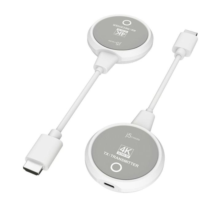 Adaptador HDMI j5create JVAW75-N Blanco Gris 6
