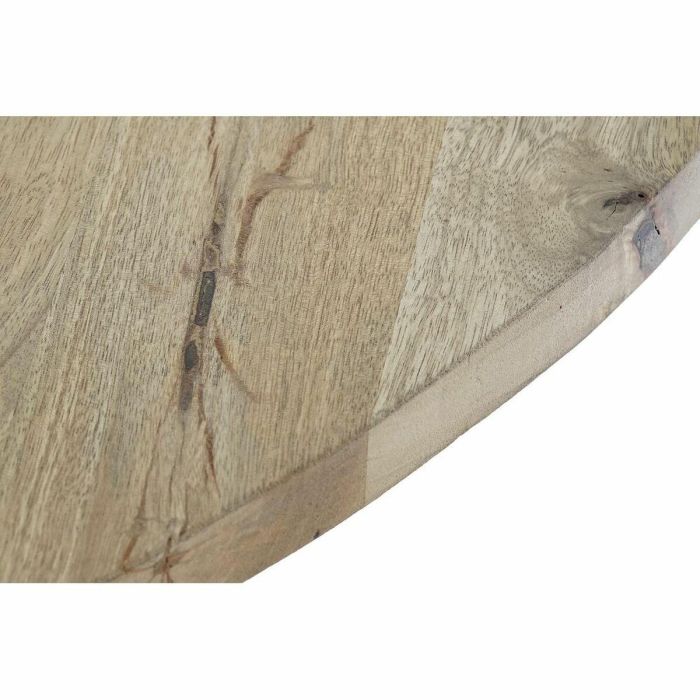 Mesa de Comedor DKD Home Decor 127 x 127 x 75 cm Natural Negro Metal Aluminio Madera de mango Mesa de Comedor DKD Home Decor 127 x 127 x 75 cm Natural Negro Metal Aluminio Madera de mango