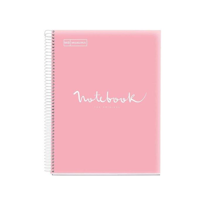 Bloc Miquelrius Emotions Notebook 5 Micro.Tapa Pp A5 120H 90G Horizontal Rosa 5 unidades