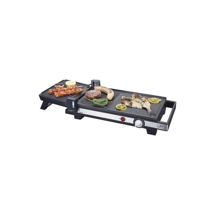 PLANCHA PARA ASAR DOBLE JATA GR269 - 2200W - 410*250MM SUPERFICIE MIXTA - PLACA SUPERIOR RAYADA 180*245MM - TERMOSTATO REGULABLE - ASAS TOQUE FRÍO 3