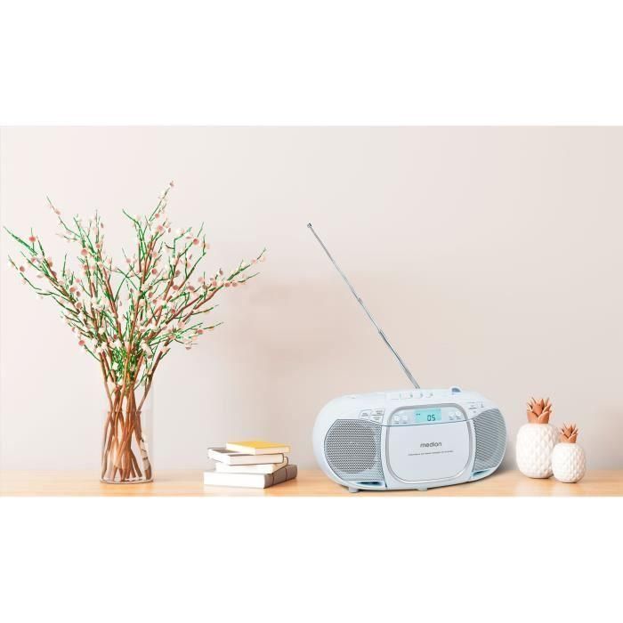 Radio CD - MEDION - FM - 2x2.2W RMS - Azul 5
