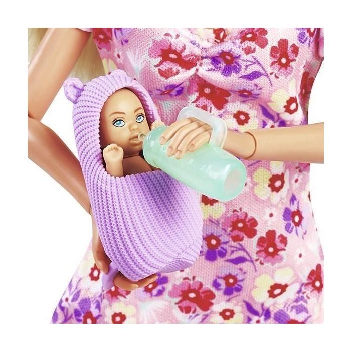 Smoby - Steffi Love - Futura Mamá - Muñeca maniquí embarazada (29cm) - Accesorios bebé - Botón para agrandar su barriga 5