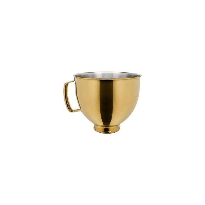Kitchenaid Bol Acero Inoxidable 4.8 Litros Dorado Radiante con Asa Kitchenaid Bol Acero Inoxidable 4.8 Litros Dorado Radiante con Asa