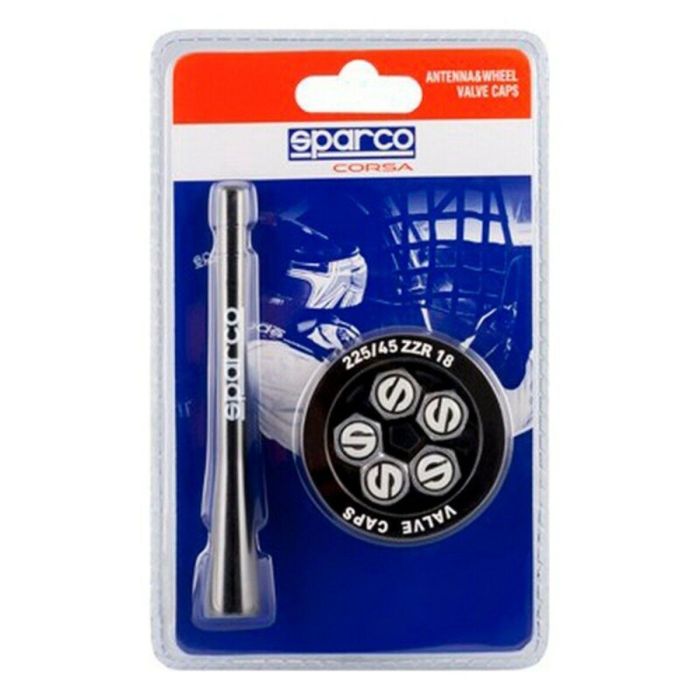Antena de Coche Sparco CS6 Negro 1 Antena de Coche Sparco CS6 Negro 1
