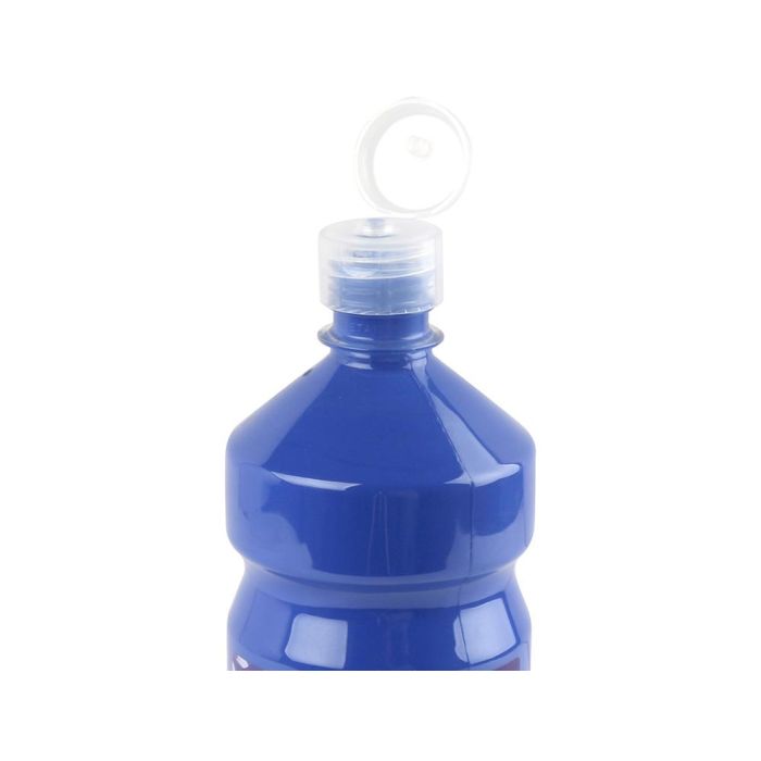 Tempera Liquida Liderpapel Escolar 1000 mL Azul Marino 4