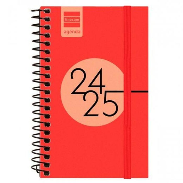 Agenda Finocam SVH Rojo 7,9 x 12,7 cm 2024-2025