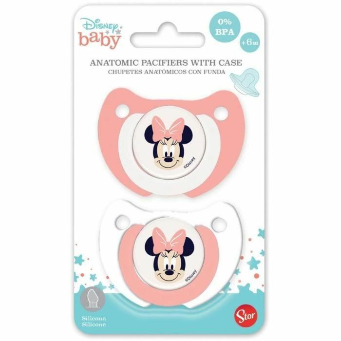 Disney STO8412497131679 Set de 2 chupetes anatómicos Minnie +6 meses 2 Disney STO8412497131679 Set de 2 chupetes anatómicos Minnie +6 meses 2