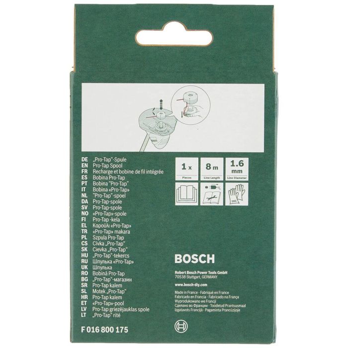 Bosch ART Easytrim Combitrim Recambio con Carrete de Alambre Integrado - 8 m x 1.6 mm 7 Bosch ART Easytrim Combitrim Recambio con Carrete de Alambre Integrado - 8 m x 1.6 mm 7