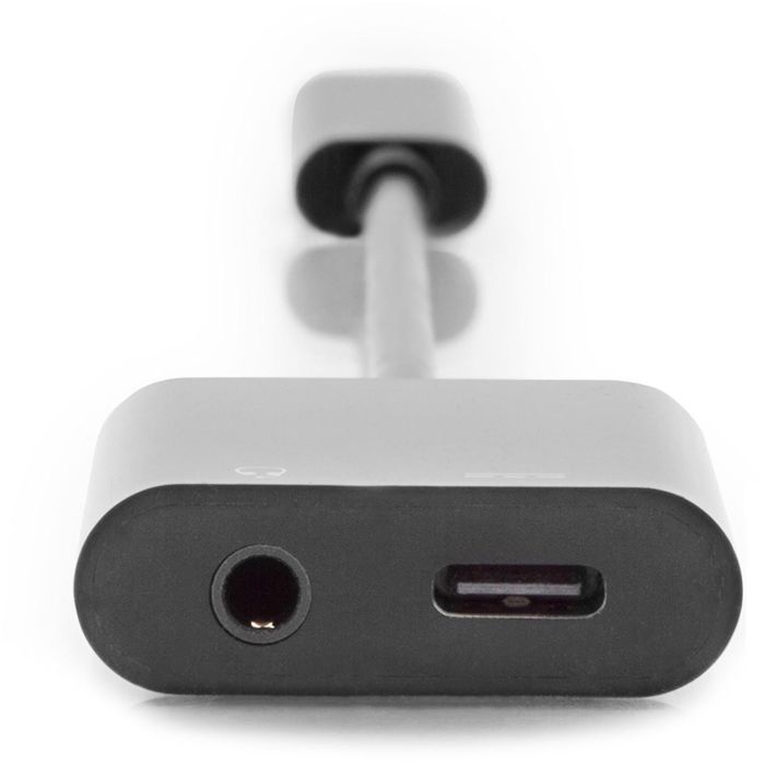 DIGITUS USB 3.1 Verteilerkabel Typ C-Klinke St/Bu/Bu 0.2m sw 6 DIGITUS USB 3.1 Verteilerkabel Typ C-Klinke St/Bu/Bu 0.2m sw 6