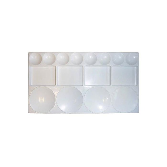 Paleta Talens Plastico Rectangular 16 Depositos