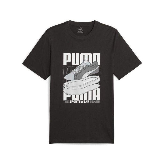 Camiseta de Manga Corta Hombre Puma Graphiccs Sneaker Negro 0 Camiseta de Manga Corta Hombre Puma Graphiccs Sneaker Negro 0