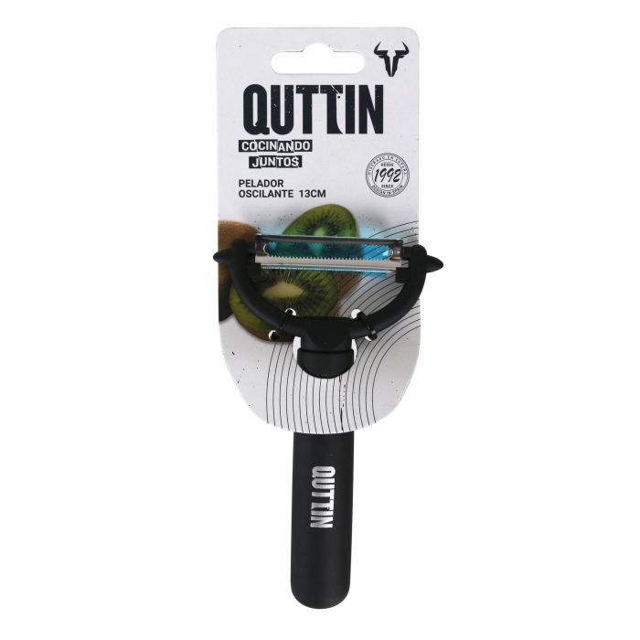 Pelador Oscilante Quttin 13 cm Hoja Inoxidable (24 Unidades) 2 Pelador Oscilante Quttin 13 cm Hoja Inoxidable (24 Unidades) 2