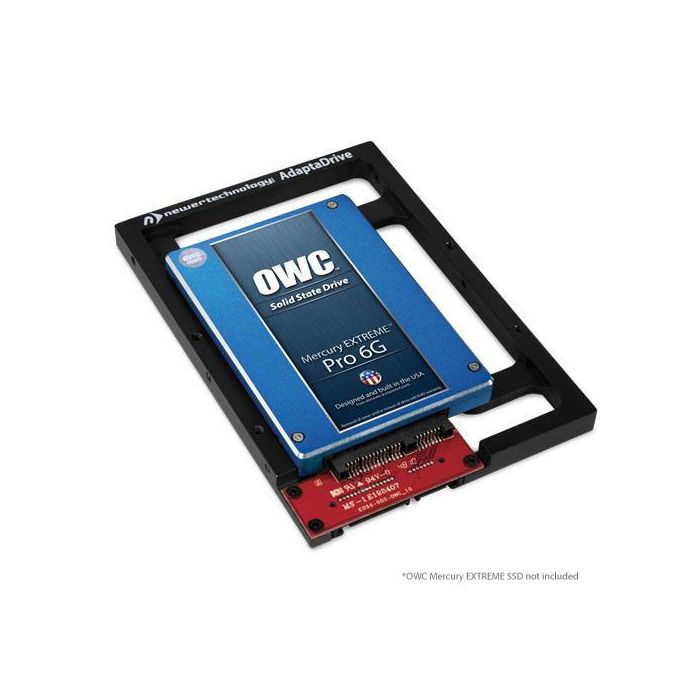 OWC Adaptador Conversor de Bahía 2.5" a 3.5" SATA para Discos Duros HDD y SSD, Aluminio Negro, Compatible con Mac/PC, Flujo de Aire Óptimo 1 OWC Adaptador Conversor de Bahía 2.5" a 3.5" SATA para Discos Duros HDD y SSD, Aluminio Negro, Compatible con Mac/PC, Flujo de Aire Óptimo 1