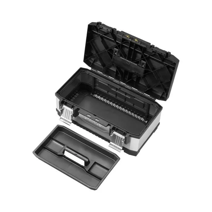 Stanley Caja de herramientas bimaterial vacía para taller y uso profesional Stanley Caja de herramientas bimaterial vacía para taller y uso profesional