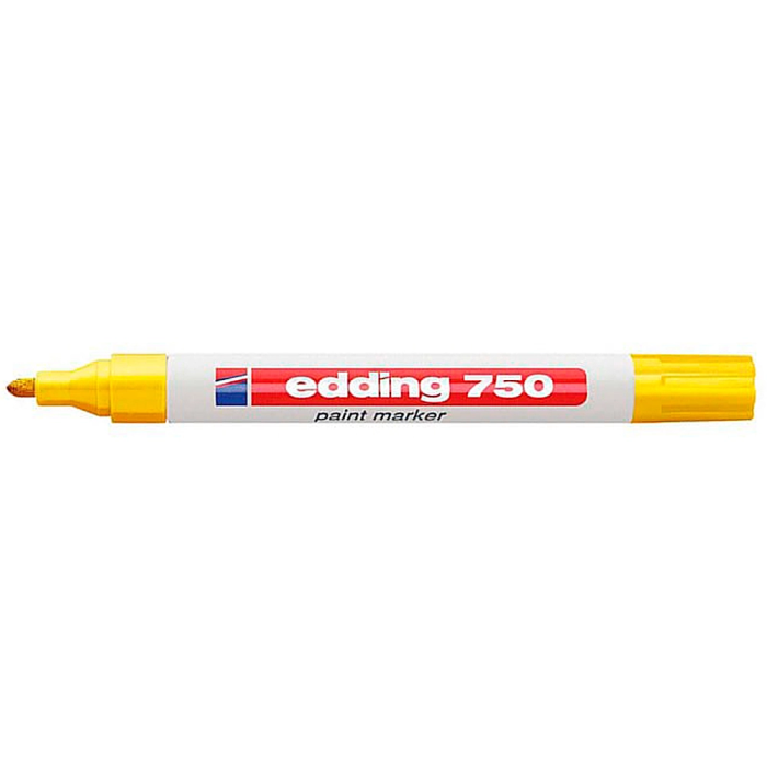 Edding Marcador Permanente 750 Tinta Opaca Amarillo (Set de 10) (Set de 10) 1
