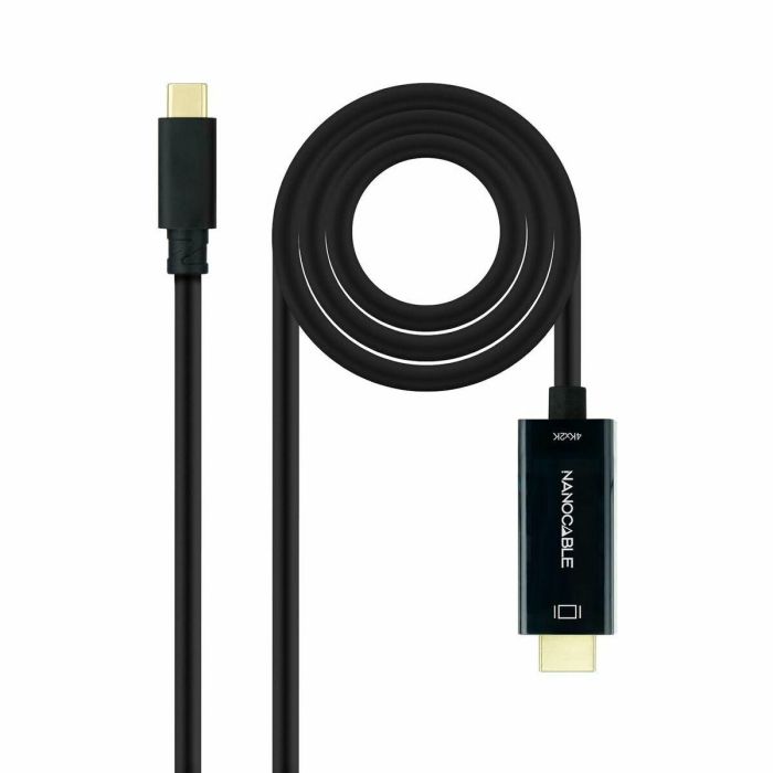 Nanocable 10.15.5135 Cable Conversor USB-C a HDMI 1.4 4K 30Hz Thunderbolt 3 5m Negro 8