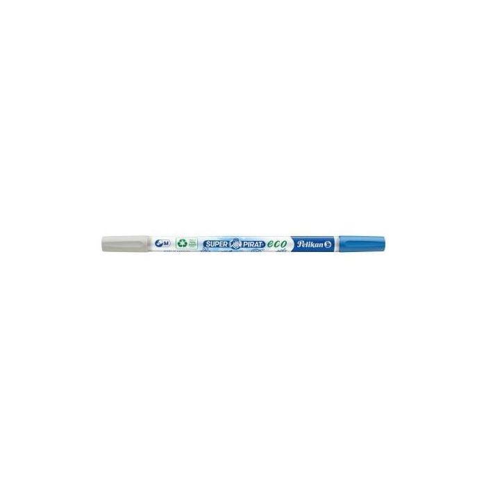 Pelikan 850M Borratintas Super-Pirat ECO, Corrector de tinta azul real, Multicolor, Material Plástico