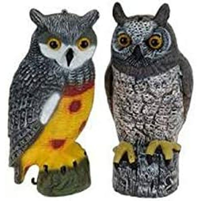 Ahuyentador EDM 06078 Polipropileno Ø 19 x 40 cm Pájaros Búho 4 Ahuyentador EDM 06078 Polipropileno Ø 19 x 40 cm Pájaros Búho 4