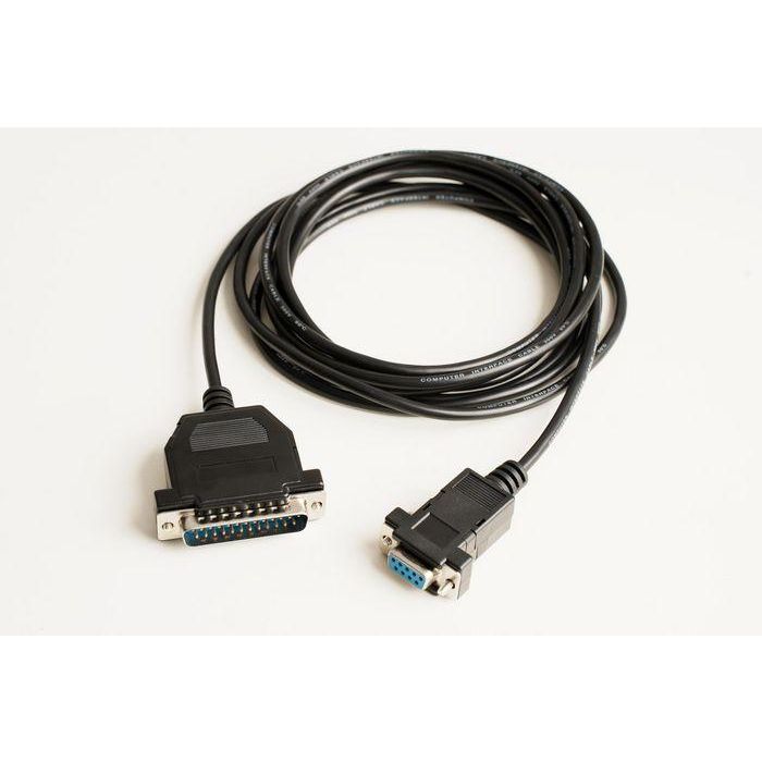 MicroConnect Cable Serial DB9 a DB25 Hembra/Macho Negro 1.8 Metros