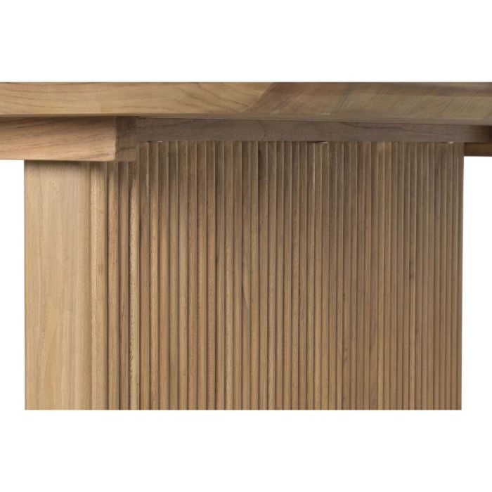 DKD Home Decor Mesa Tropical de Madera de Teca Desmontable, 250 cm Ancho, 100 cm Largo, 77 cm Alto 3