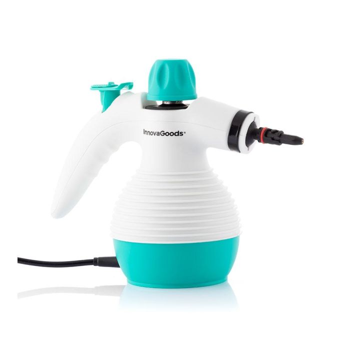 Vaporeta de Mano Multiusos con Accesorios 9 en 1 Steany InnovaGoods 0,35 L 3 Bar 1000W 0 Vaporeta de Mano Multiusos con Accesorios 9 en 1 Steany InnovaGoods 0,35 L 3 Bar 1000W 0