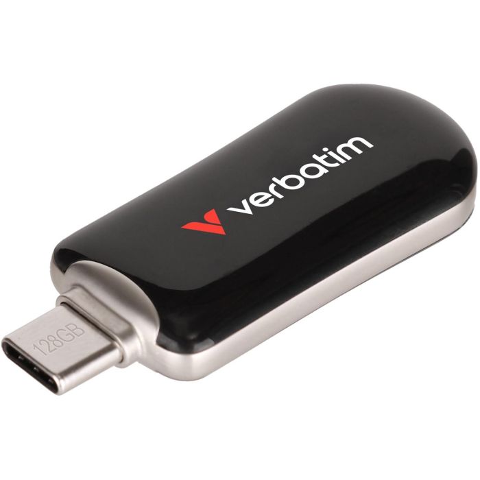 Verbatim 30225 Stick 128GB Plectra Black USB-C Flash Drive, USB 3.2 Gen 1, 100 MB/s Lectura 1 Verbatim 30225 Stick 128GB Plectra Black USB-C Flash Drive, USB 3.2 Gen 1, 100 MB/s Lectura 1