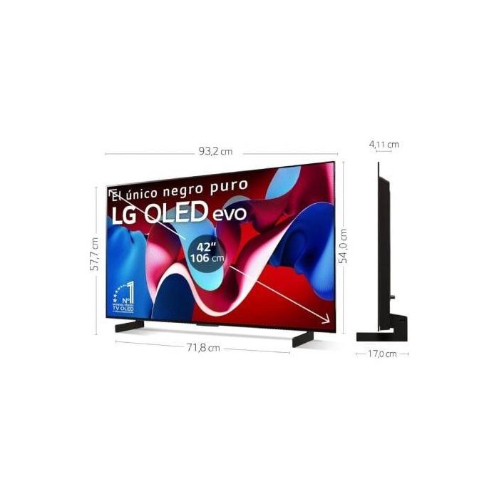 Smart TV LG 42C44LA 4K Ultra HD OLED AMD FreeSync 42" 3 Smart TV LG 42C44LA 4K Ultra HD OLED AMD FreeSync 42" 3