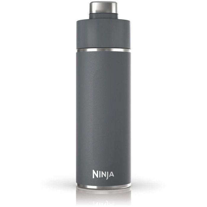 Ninja Botella Térmica de Acero Inoxidable 530ml Gris para Fitness, Senderismo, Deportes. Aislamiento 24h Frío/12h Calor, Anti-fugas