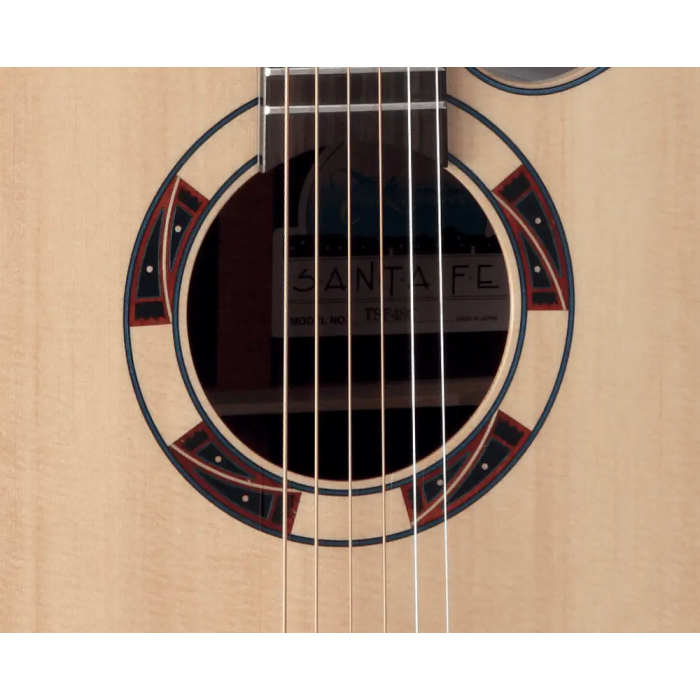 Takamine Dsf48 Santa Fe E/A Nex Cutaway Guitarra Acústica Eléctrica - Natural 5