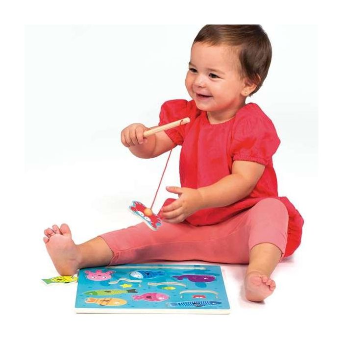 Goula Puzzle Encajable Pesca Magnético de Madera 11 Piezas 37x29.5x1.5 cm 5 Goula Puzzle Encajable Pesca Magnético de Madera 11 Piezas 37x29.5x1.5 cm 5