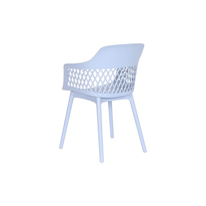 DKD Home Decor Silla Urban Shenglong 3 Azul 57 x 83.5 x 55 cm (4 Unidades) 5