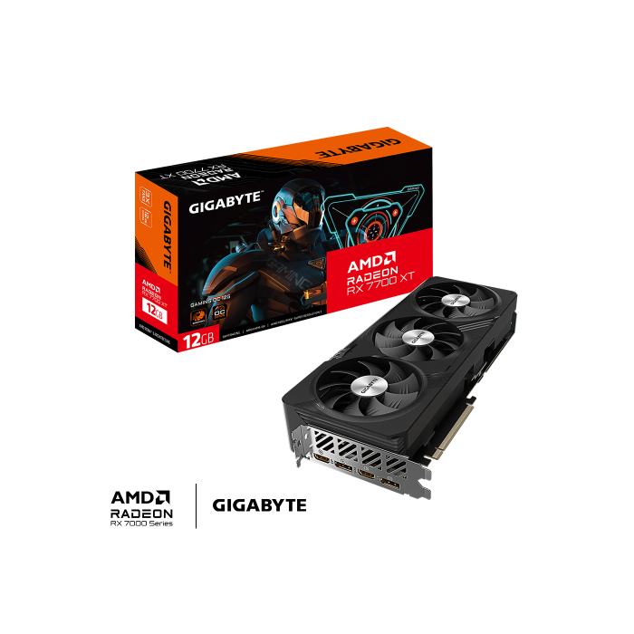 Tarjeta Gráfica Gigabyte Radeon RX 7700 XT GAMING OC/ 12GB GDDR6 1 Tarjeta Gráfica Gigabyte Radeon RX 7700 XT GAMING OC/ 12GB GDDR6 1