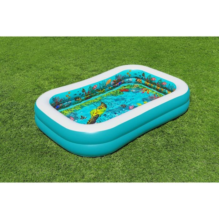Bestway Piscina Hinchable 2 Camaras Fondo 3D Marino con Accesorios 262x175x51 cm +3 Años Jardin 54177 1 Bestway Piscina Hinchable 2 Camaras Fondo 3D Marino con Accesorios 262x175x51 cm +3 Años Jardin 54177 1