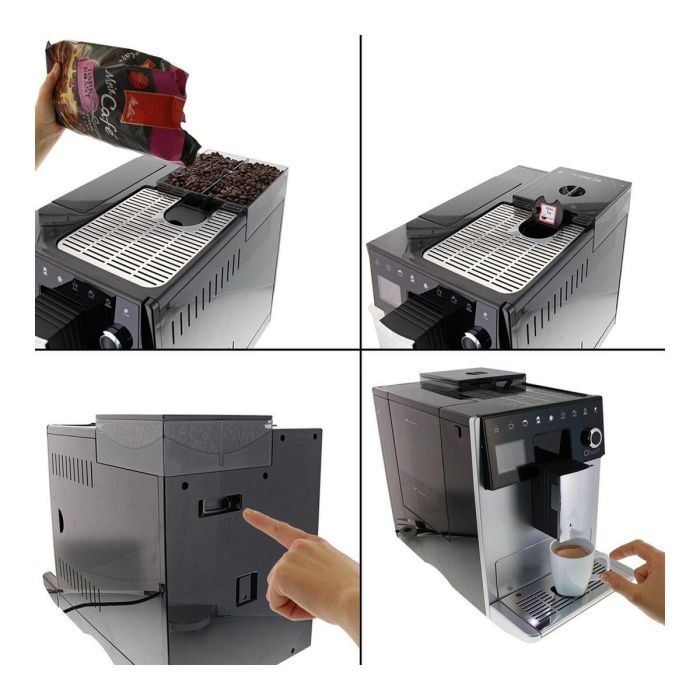 Melitta CI Touch F630-101 Cafetera Superautomática con Molinillo, Depósito Extraíble 1.8L, 2 Depósitos Granos, Pantalla Táctil, Plata 11 Melitta CI Touch F630-101 Cafetera Superautomática con Molinillo, Depósito Extraíble 1.8L, 2 Depósitos Granos, Pantalla Táctil, Plata 11