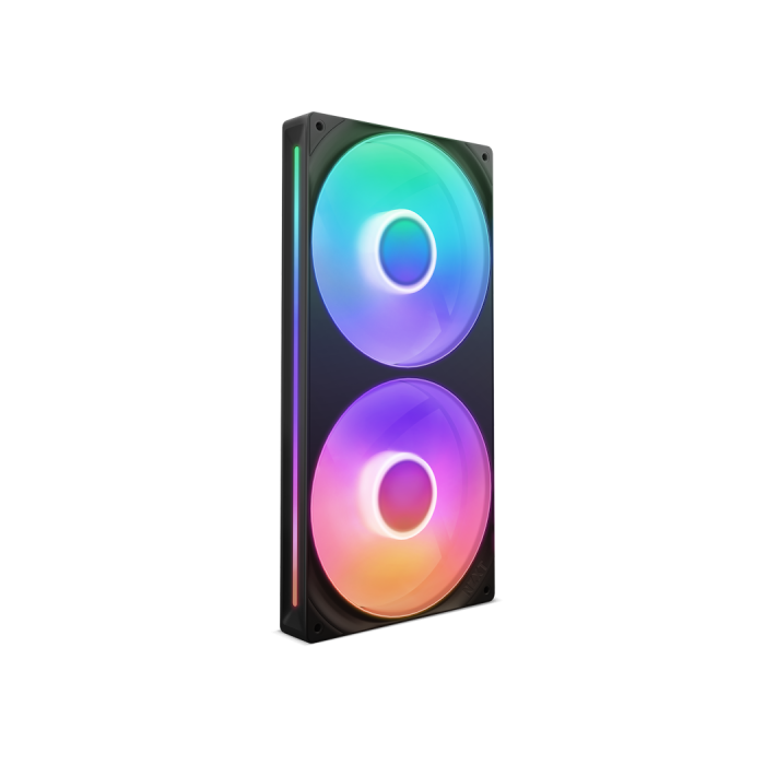 NZXT RF-U28HF-B1 Ventilador para Carcasa del Ordenador, 140mm, Negro, 500-2000 RPM, 3.2 mmH2O, LED Multi NZXT RF-U28HF-B1 Ventilador para Carcasa del Ordenador, 140mm, Negro, 500-2000 RPM, 3.2 mmH2O, LED Multi