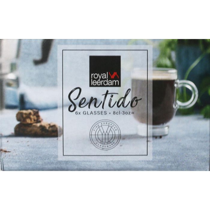Royal Leerdam Set 6 Tazas Expresso Sentido 8 cl (4 Cajas)