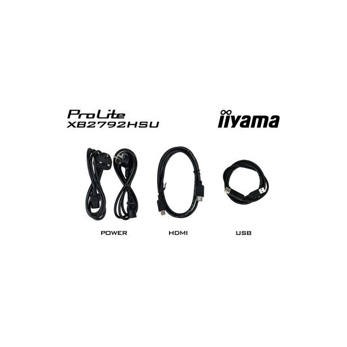 Monitor Iiyama Prolite Xb2792Hsu-B1, 68,6 Cm (27"), 1080 X 1920 Pixeles, Quad Hd, Led, 3 Ms, Negro 18 Monitor Iiyama Prolite Xb2792Hsu-B1, 68,6 Cm (27"), 1080 X 1920 Pixeles, Quad Hd, Led, 3 Ms, Negro 18