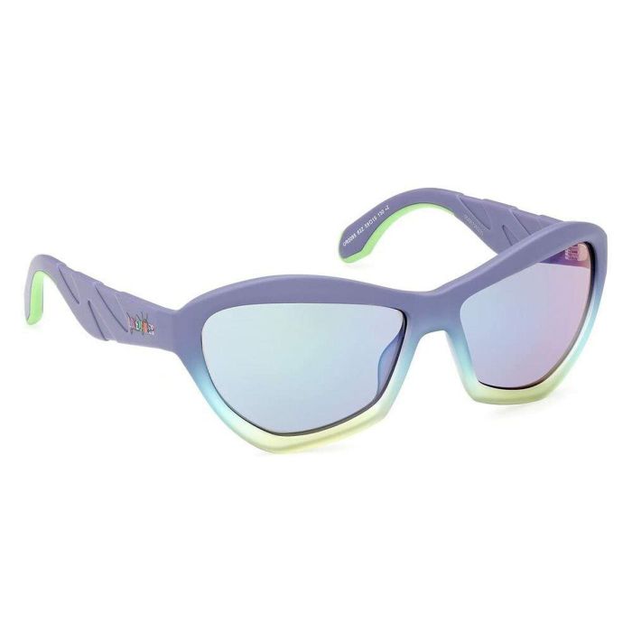 Adidas Sport OR0095 82Z Gafas de Sol para adultos, Gafas de Sol Rectangulares Montura Violeta Mate 2