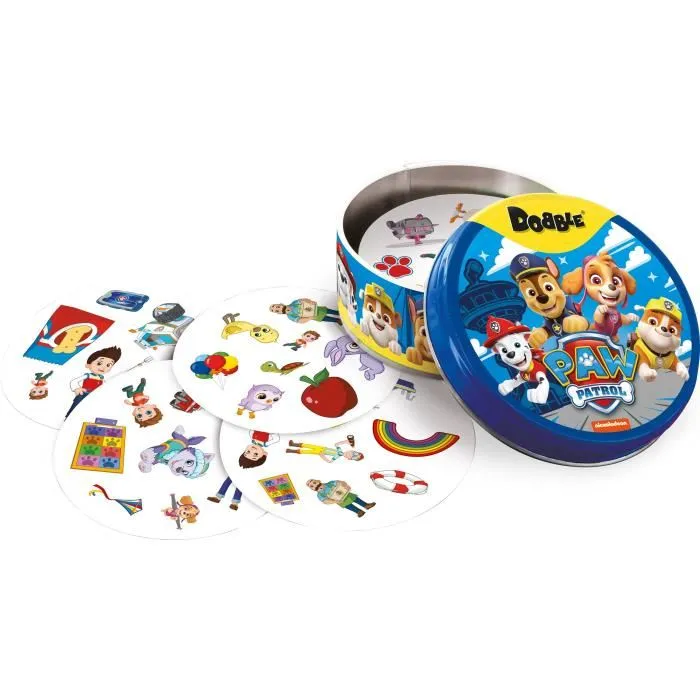 Asmodee ASM3558380096184 Dobble Pat Patrouille Juego de Mesa 5 Minijuegos a Partir de 6 Años Idioma Francés 2