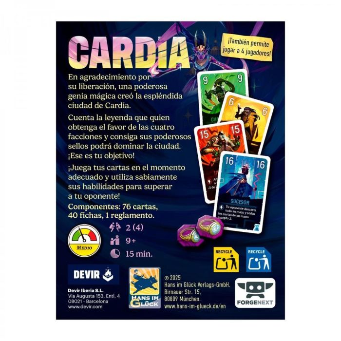 Juego Mesa Duelo Por Cardia 2 Juego Mesa Duelo Por Cardia 2